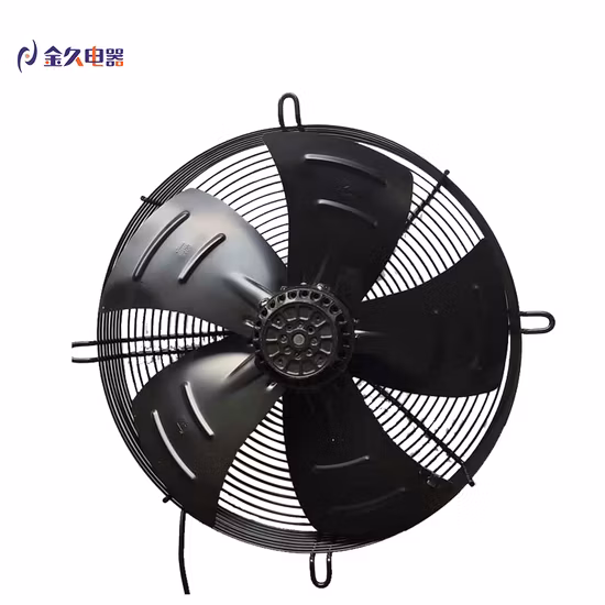 Fan électrique axiale d'air d'aspiration du moteur de fan axial de rotor externe triphasé 450mm